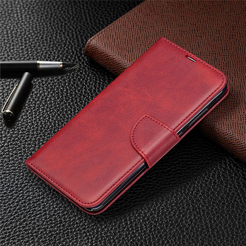 Coque Portefeuille Livre Cuir Etui Clapet T03 pour Xiaomi Redmi 10X 4G Rouge