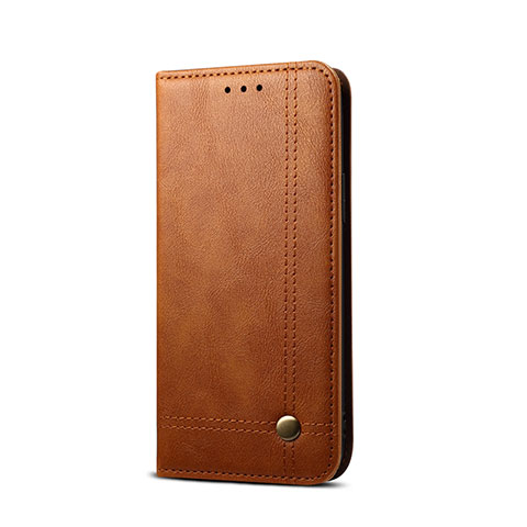 Coque Portefeuille Livre Cuir Etui Clapet T03 pour Xiaomi Redmi 9A Brun Clair