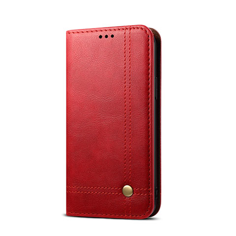 Coque Portefeuille Livre Cuir Etui Clapet T03 pour Xiaomi Redmi 9A Rouge