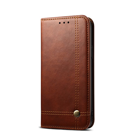 Coque Portefeuille Livre Cuir Etui Clapet T03 pour Xiaomi Redmi 9i Marron