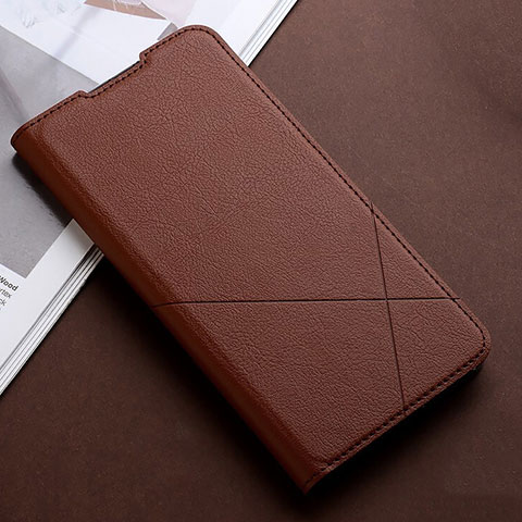 Coque Portefeuille Livre Cuir Etui Clapet T03 pour Xiaomi Redmi Note 8 Marron