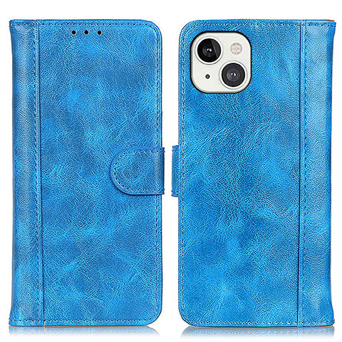 Coque Portefeuille Livre Cuir Etui Clapet T04 pour Apple iPhone 13 Bleu