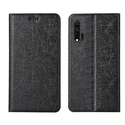 Coque Portefeuille Livre Cuir Etui Clapet T04 pour Huawei Nova 6 5G Noir