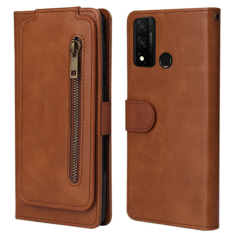 Coque Portefeuille Livre Cuir Etui Clapet T04 pour Huawei Nova Lite 3 Plus Marron