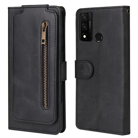 Coque Portefeuille Livre Cuir Etui Clapet T04 pour Huawei P Smart (2020) Noir