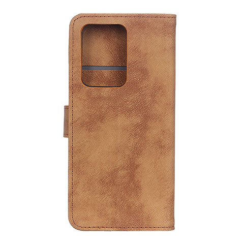 Coque Portefeuille Livre Cuir Etui Clapet T04 pour Huawei P40 Pro+ Plus Marron