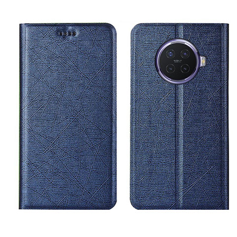 Coque Portefeuille Livre Cuir Etui Clapet T04 pour Oppo Ace2 Bleu