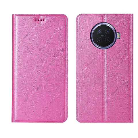 Coque Portefeuille Livre Cuir Etui Clapet T04 pour Oppo Ace2 Rose