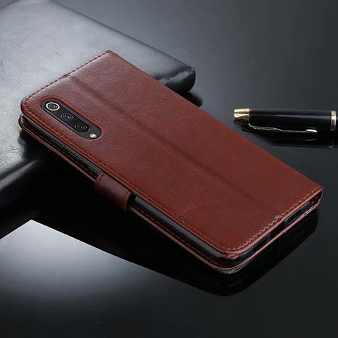 Coque Portefeuille Livre Cuir Etui Clapet T04 pour Xiaomi Mi A3 Marron