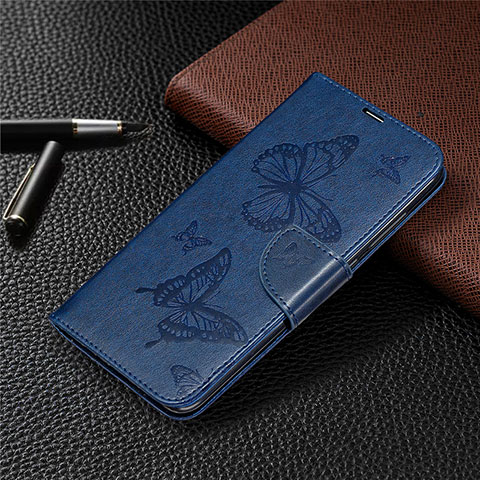 Coque Portefeuille Livre Cuir Etui Clapet T04 pour Xiaomi Redmi 10X 4G Bleu