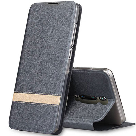 Coque Portefeuille Livre Cuir Etui Clapet T04 pour Xiaomi Redmi K20 Pro Gris