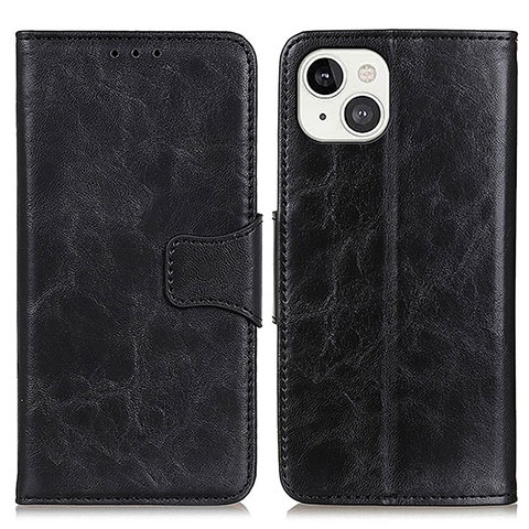 Coque Portefeuille Livre Cuir Etui Clapet T05 pour Apple iPhone 13 Mini Noir