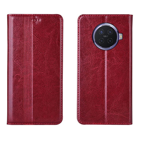 Coque Portefeuille Livre Cuir Etui Clapet T05 pour Oppo Ace2 Rouge