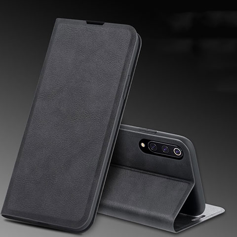 Coque Portefeuille Livre Cuir Etui Clapet T05 pour Xiaomi Mi A3 Noir