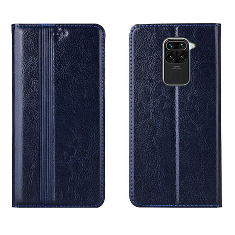 Coque Portefeuille Livre Cuir Etui Clapet T05 pour Xiaomi Redmi 10X 4G Bleu