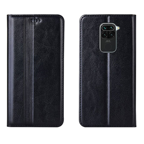 Coque Portefeuille Livre Cuir Etui Clapet T05 pour Xiaomi Redmi 10X 4G Noir