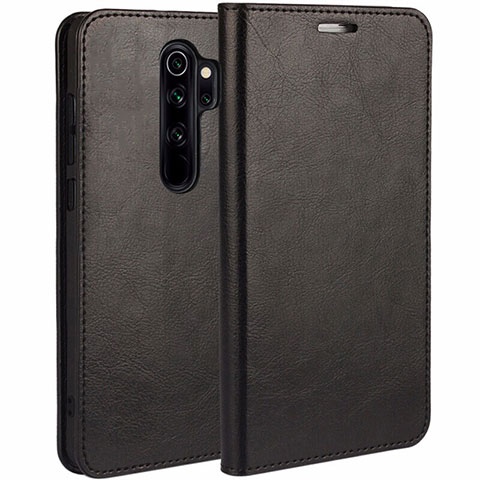 Coque Portefeuille Livre Cuir Etui Clapet T05 pour Xiaomi Redmi Note 8 Pro Noir