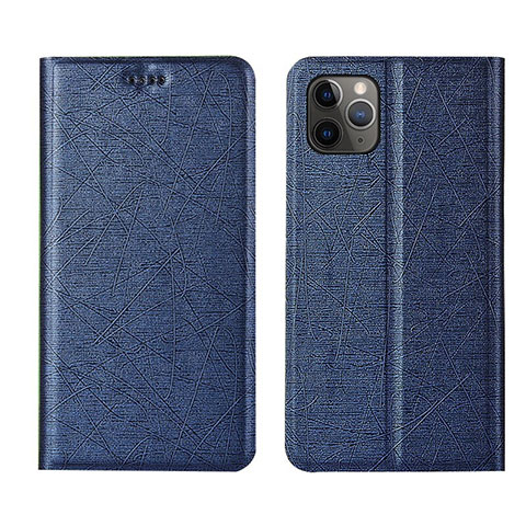 Coque Portefeuille Livre Cuir Etui Clapet T06 pour Apple iPhone 11 Pro Bleu