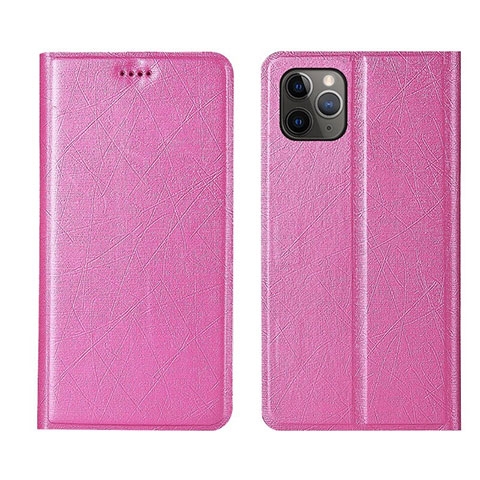 Coque Portefeuille Livre Cuir Etui Clapet T06 pour Apple iPhone 11 Pro Rose