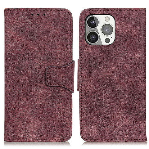 Coque Portefeuille Livre Cuir Etui Clapet T06 pour Apple iPhone 13 Pro Violet