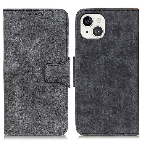 Coque Portefeuille Livre Cuir Etui Clapet T06 pour Apple iPhone 14 Plus Noir