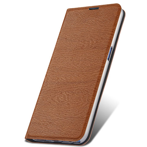 Coque Portefeuille Livre Cuir Etui Clapet T06 pour Oppo R17 Pro Marron