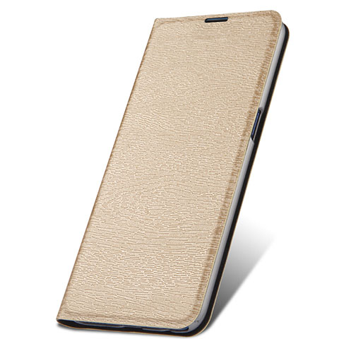 Coque Portefeuille Livre Cuir Etui Clapet T06 pour Oppo R17 Pro Or