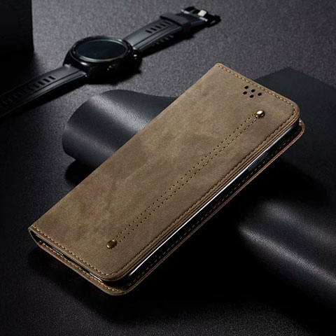 Coque Portefeuille Livre Cuir Etui Clapet T06 pour Xiaomi Mi 10 Pro Orange