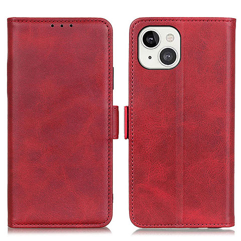 Coque Portefeuille Livre Cuir Etui Clapet T07 pour Apple iPhone 13 Mini Rouge