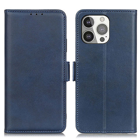 Coque Portefeuille Livre Cuir Etui Clapet T07 pour Apple iPhone 13 Pro Max Bleu