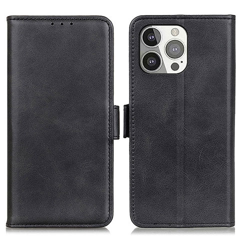 Coque Portefeuille Livre Cuir Etui Clapet T07 pour Apple iPhone 14 Pro Noir