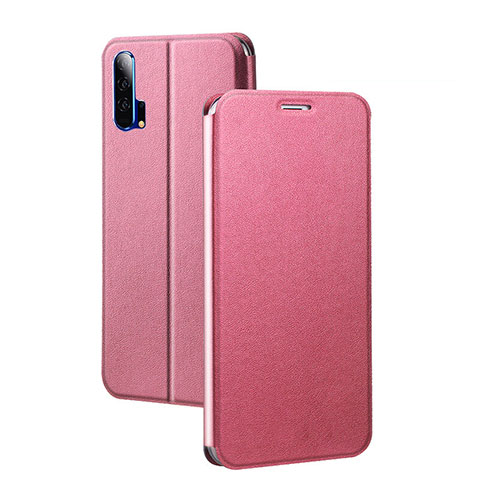 Coque Portefeuille Livre Cuir Etui Clapet T07 pour Huawei Honor 20 Pro Rose