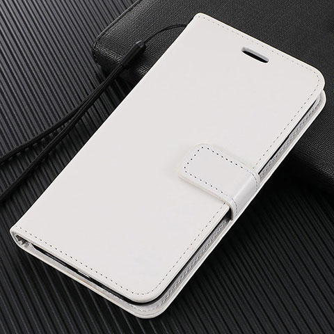 Coque Portefeuille Livre Cuir Etui Clapet T07 pour Huawei Honor View 30 5G Blanc