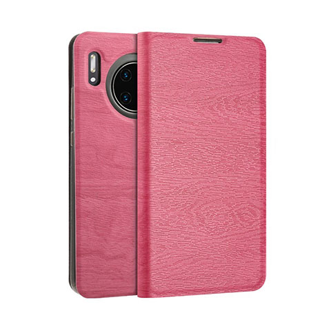 Coque Portefeuille Livre Cuir Etui Clapet T07 pour Huawei Mate 30 5G Rose