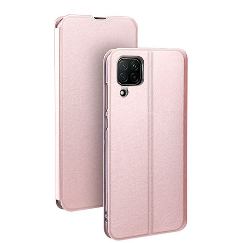 Coque Portefeuille Livre Cuir Etui Clapet T07 pour Huawei P40 Lite Or Rose