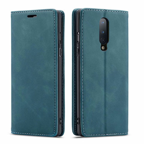 Coque Portefeuille Livre Cuir Etui Clapet T07 pour OnePlus 8 Vert