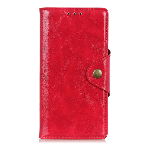 Coque Portefeuille Livre Cuir Etui Clapet T07 pour Oppo Find X2 Rouge