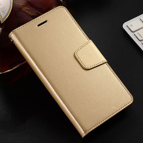 Coque Portefeuille Livre Cuir Etui Clapet T07 pour Oppo K1 Or