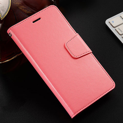 Coque Portefeuille Livre Cuir Etui Clapet T07 pour Oppo R17 Neo Rose