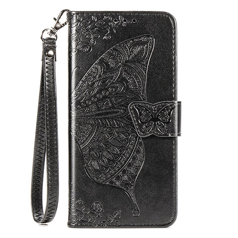 Coque Portefeuille Livre Cuir Etui Clapet T07 pour Xiaomi Mi 10 Pro Noir