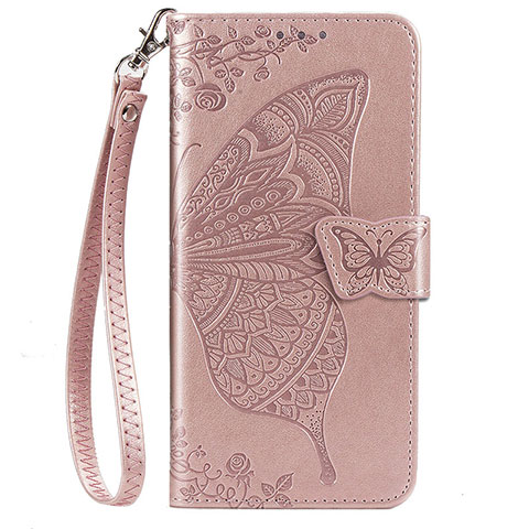 Coque Portefeuille Livre Cuir Etui Clapet T07 pour Xiaomi Mi 10 Pro Or Rose