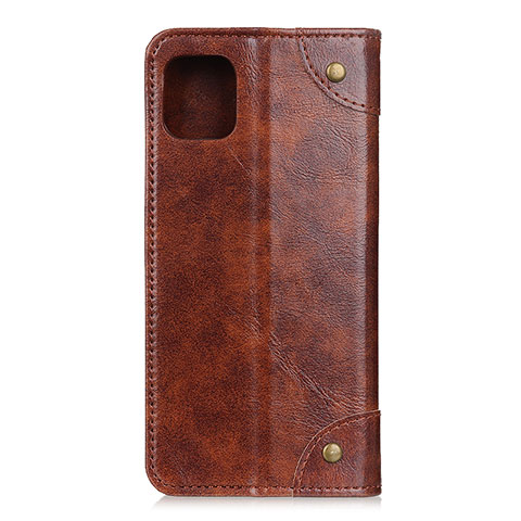 Coque Portefeuille Livre Cuir Etui Clapet T07 pour Xiaomi Mi 11 5G Brun Clair