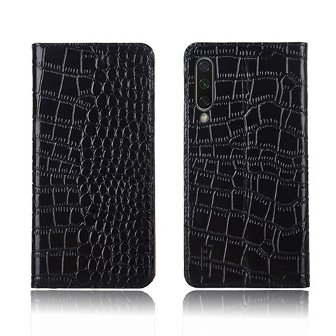 Coque Portefeuille Livre Cuir Etui Clapet T07 pour Xiaomi Mi A3 Noir