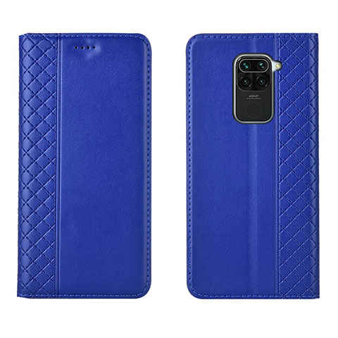 Coque Portefeuille Livre Cuir Etui Clapet T07 pour Xiaomi Redmi 10X 4G Bleu