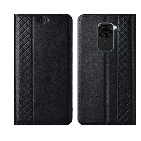 Coque Portefeuille Livre Cuir Etui Clapet T07 pour Xiaomi Redmi Note 9 Noir