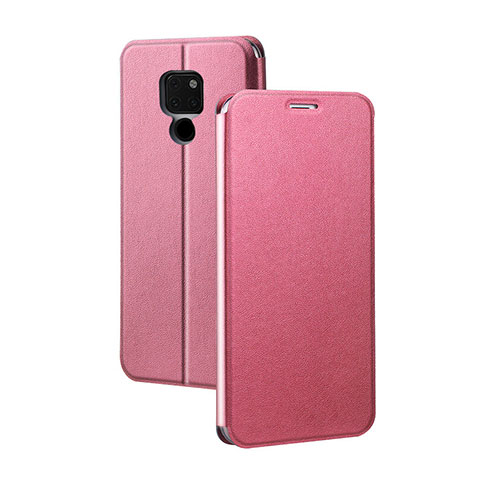 Coque Portefeuille Livre Cuir Etui Clapet T08 pour Huawei Mate 20 Rose