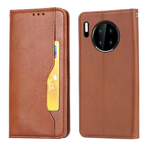 Coque Portefeuille Livre Cuir Etui Clapet T08 pour Huawei Mate 30 Orange