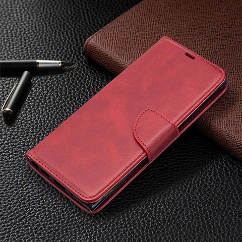 Coque Portefeuille Livre Cuir Etui Clapet T08 pour Samsung Galaxy Note 20 Ultra 5G Rouge