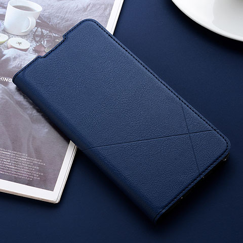 Coque Portefeuille Livre Cuir Etui Clapet T08 pour Xiaomi Mi 9T Pro Bleu