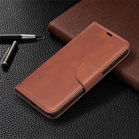 Coque Portefeuille Livre Cuir Etui Clapet T08 pour Xiaomi Redmi 9A Marron